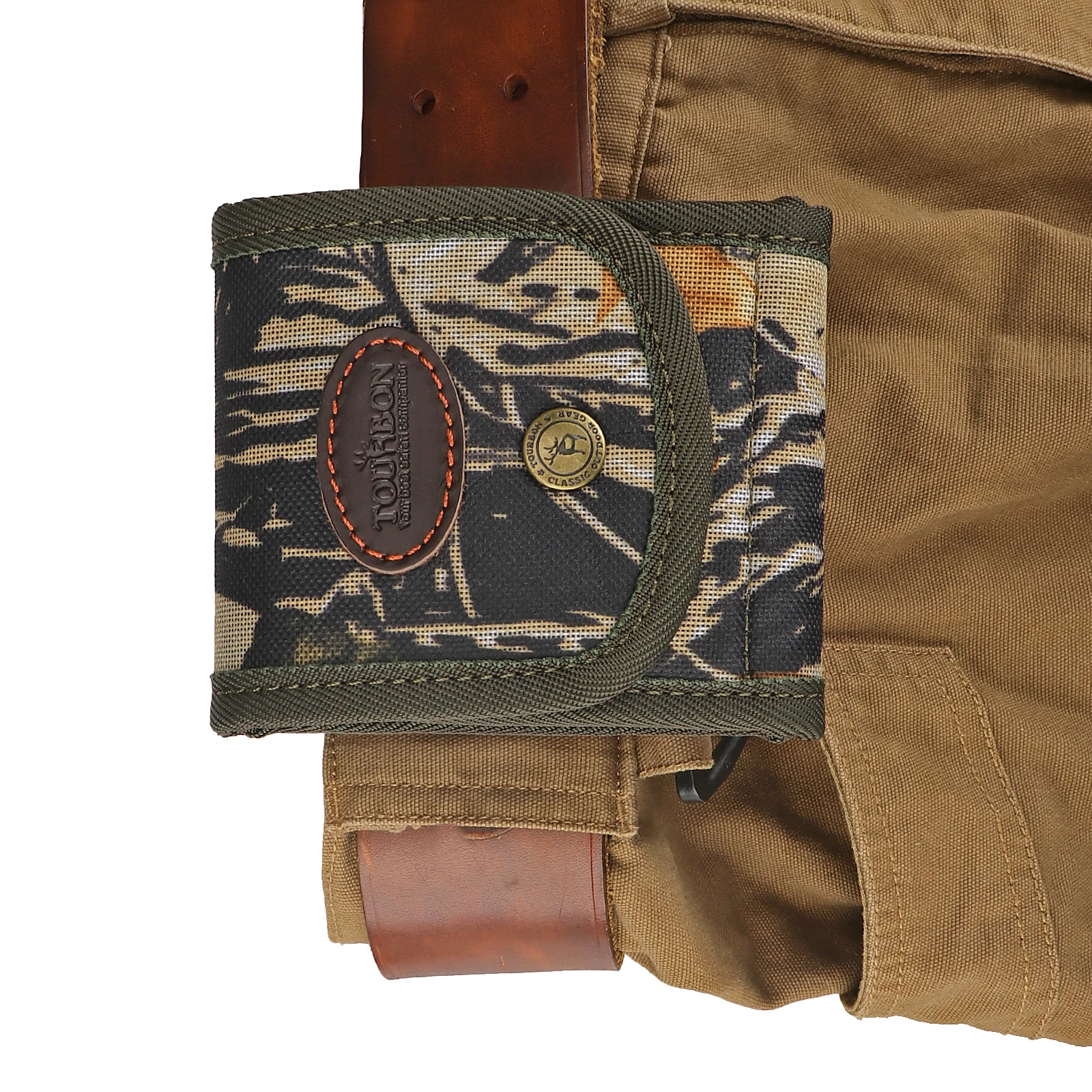 Detalle del material y camuflaje