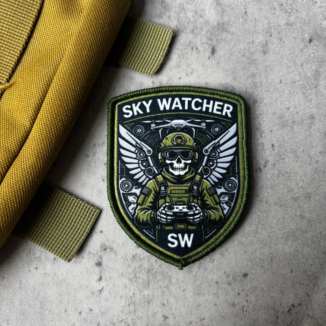 Parche táctico Sky Watcher de operador de drones con gancho y bucle - imagen 3