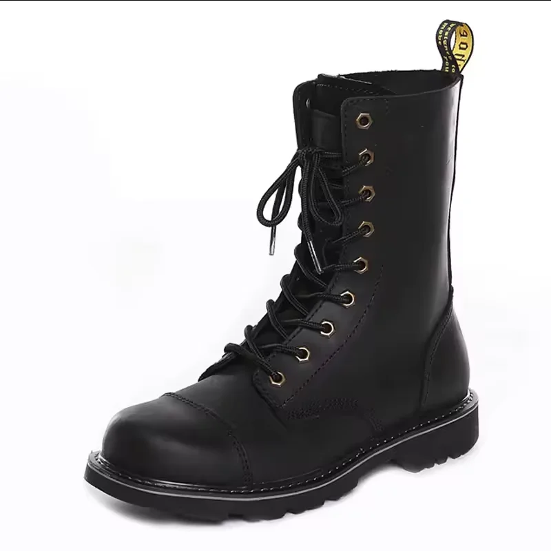 KOWM Botas senderismo cuero impermeables tácticas con forro de piel - imagen 2