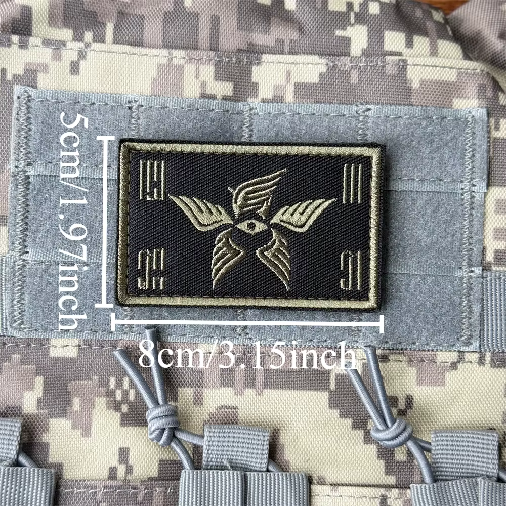Detalle del emblema impreso