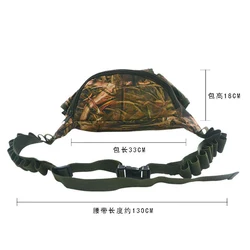 Riñonera táctica oculta camuflaje ajustable bolso cruzado