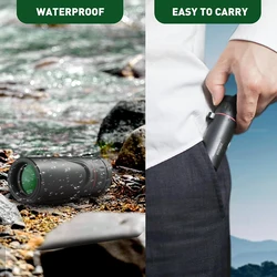 Monocular mini compacto de bolsillo con adaptador para movil
