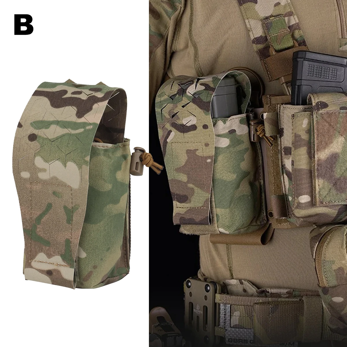 Bolsa MOLLE para radio y walkie-talkie, compatible con MPU5 - imagen 5
