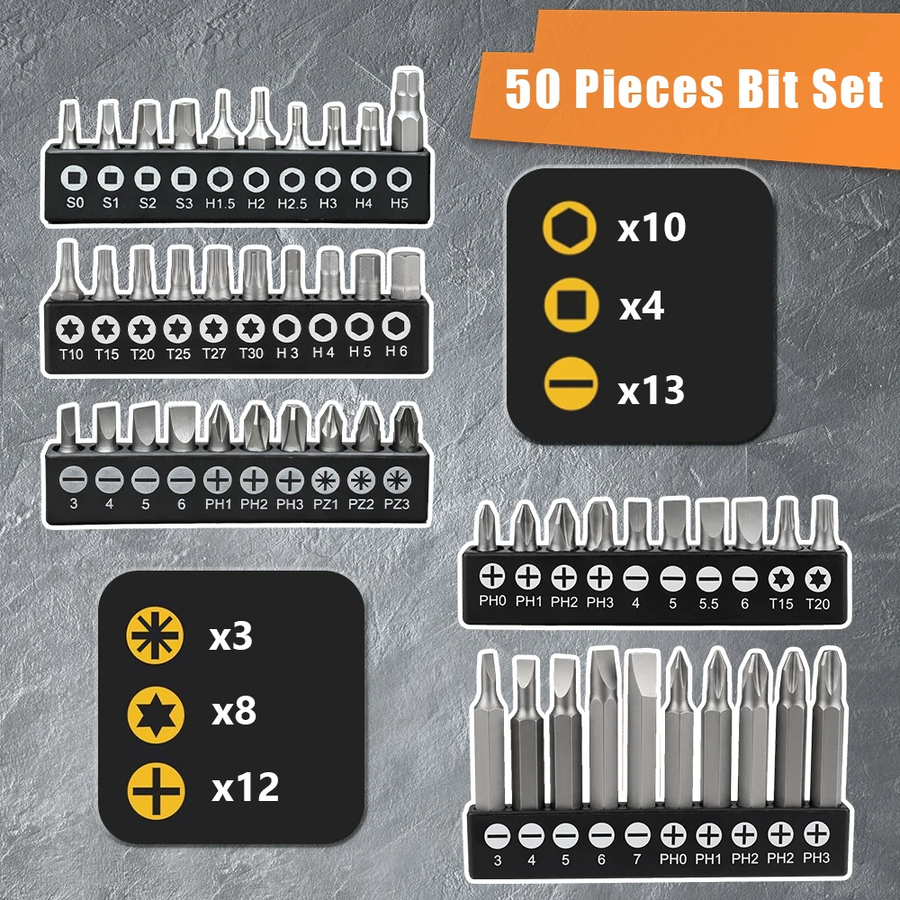 Kit destornilladores eléctricos multifunción para mantenimiento armas