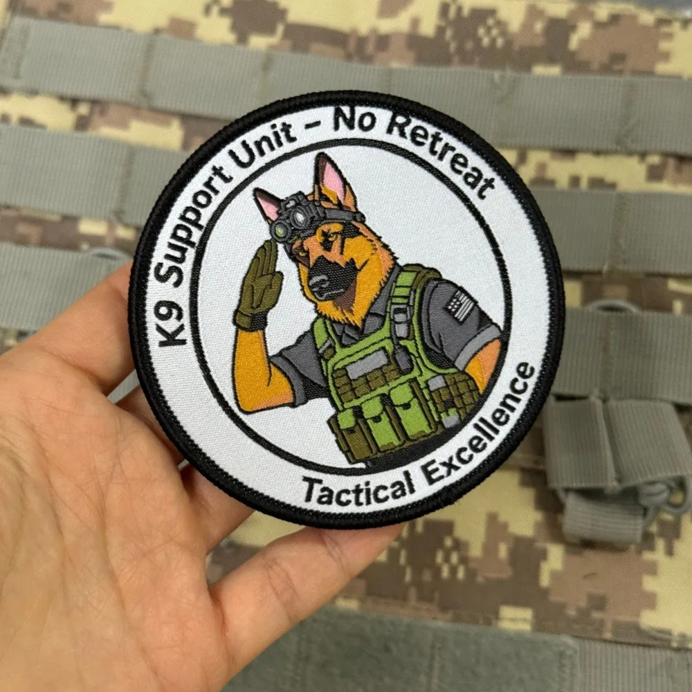 Parche táctico para equipo K9