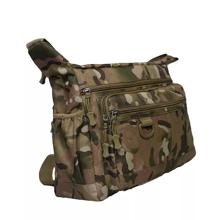 Bolso táctico camuflaje todo terreno, bandolera cruzada capacidad - imagen 3
