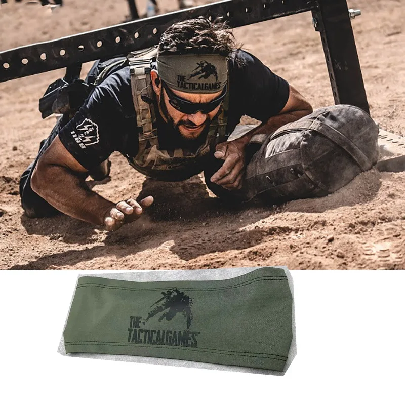 Diadema deportiva absorbente en uso