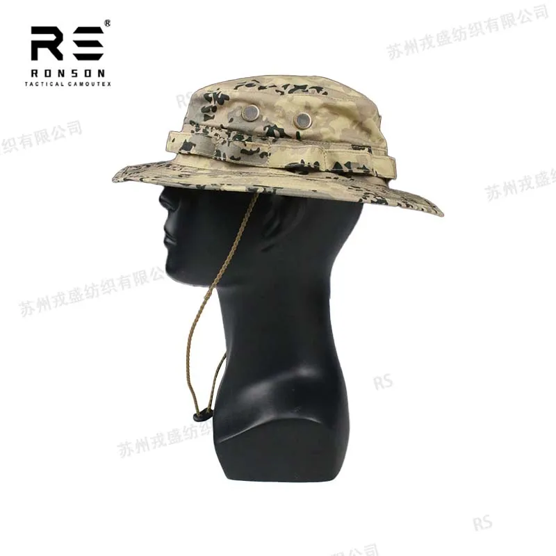 Sombrero boonie táctico militar de camuflaje arid en NYCO ripstop NIR - imagen 2