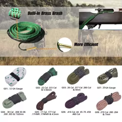 Cepillos de limpieza tácticos para cañones, rifle y pistola