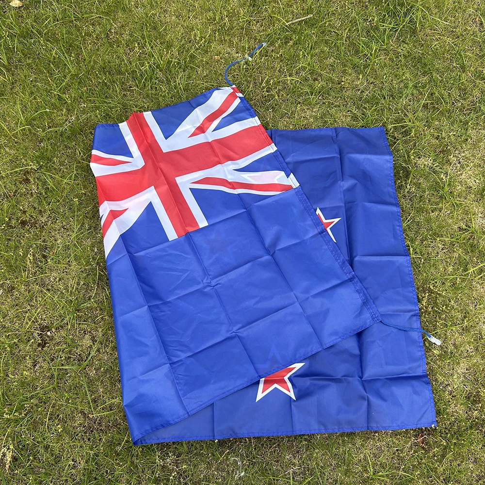 Bandera de Nueva Zelanda poliéster tipo chal para interior-exterior - imagen 3