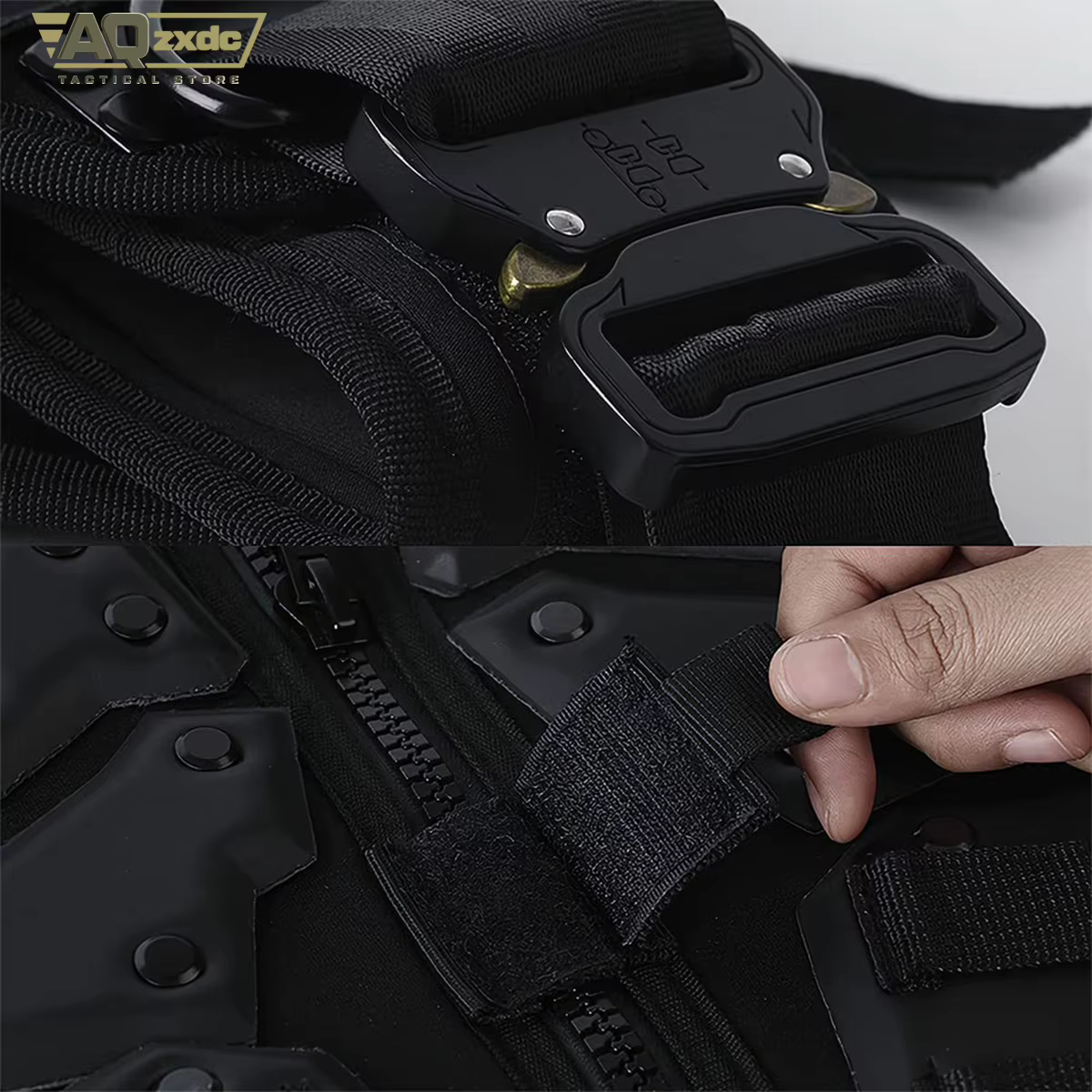 Chaleco táctico Molle ajustable protector de pecho Airsoft - imagen 4
