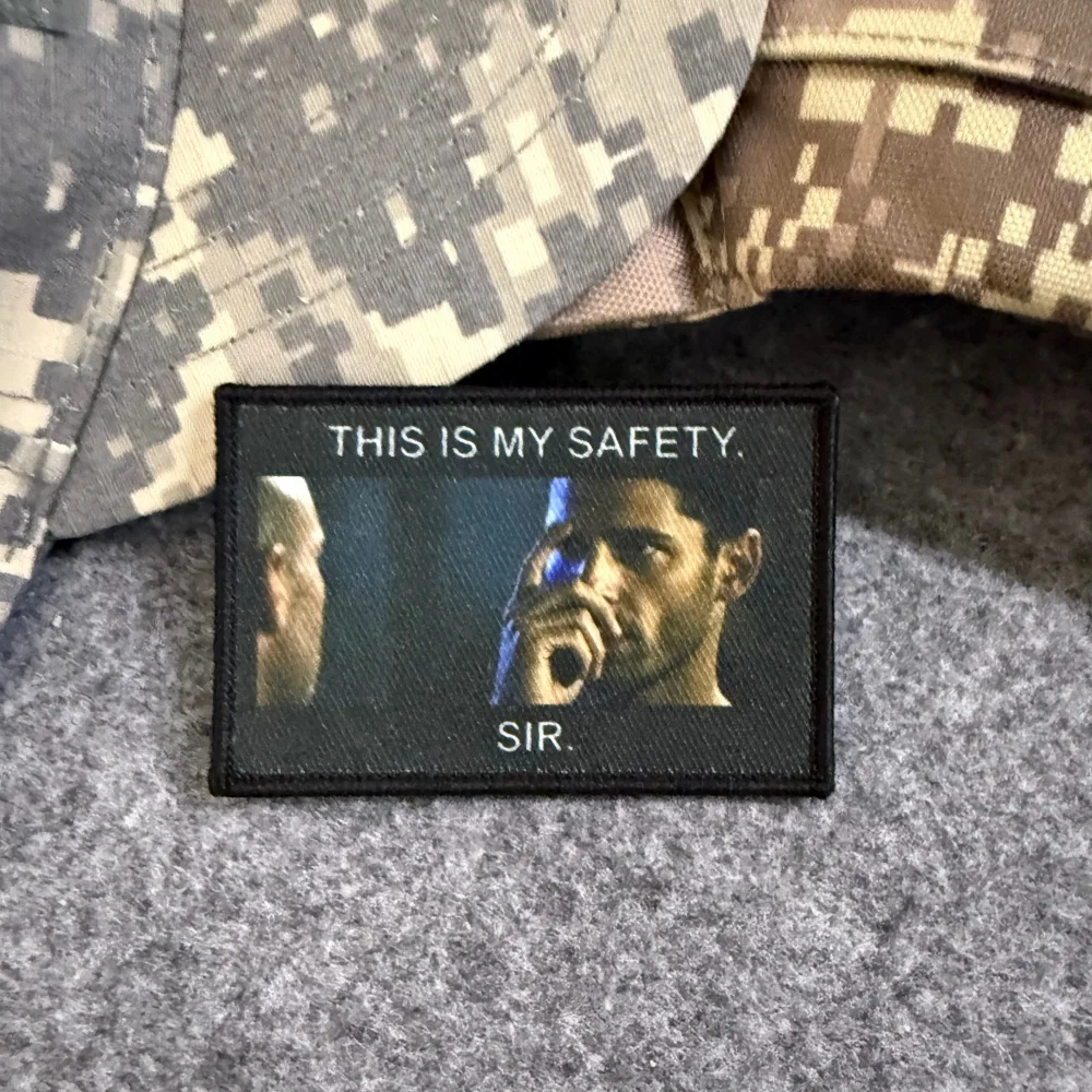 Parche táctico seguridad militar gancho y bucle para ropa mochila - imagen 5