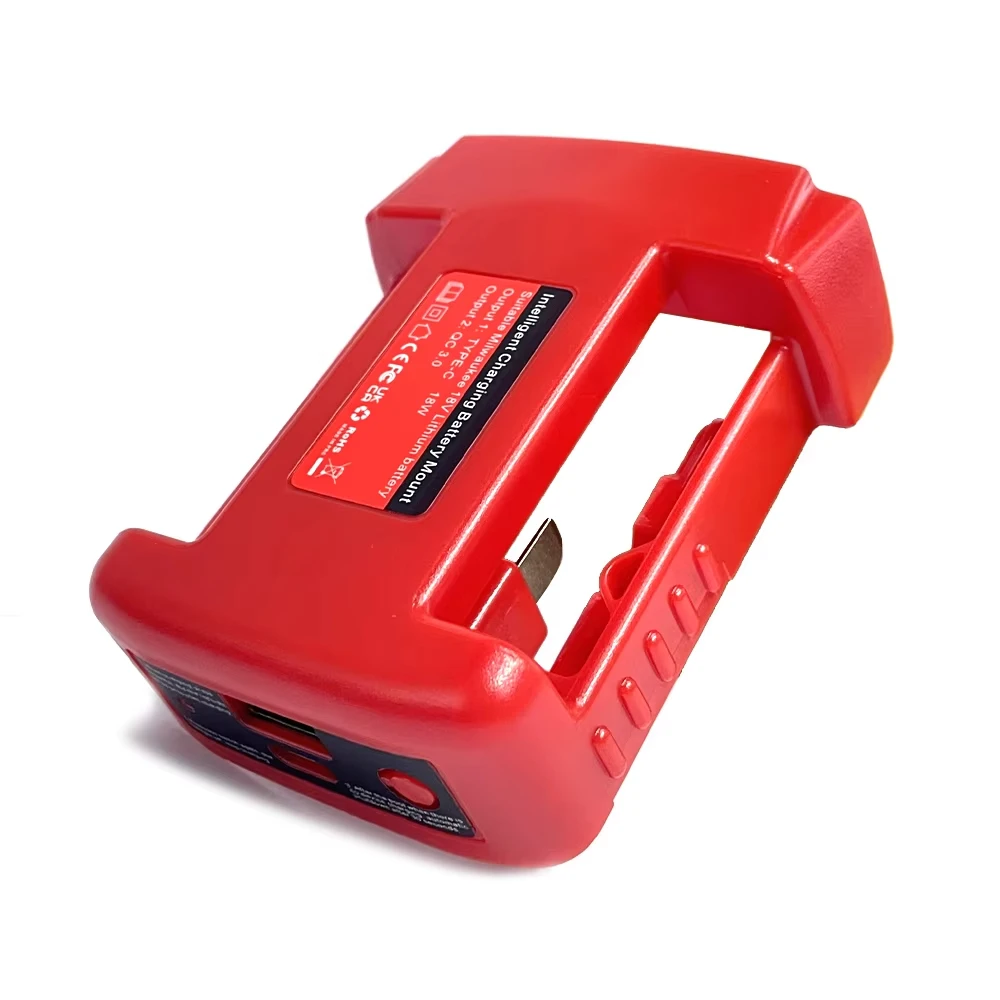 Milwaukee Cargador USB-C 18V para móvil – Sin batería - imagen 5
