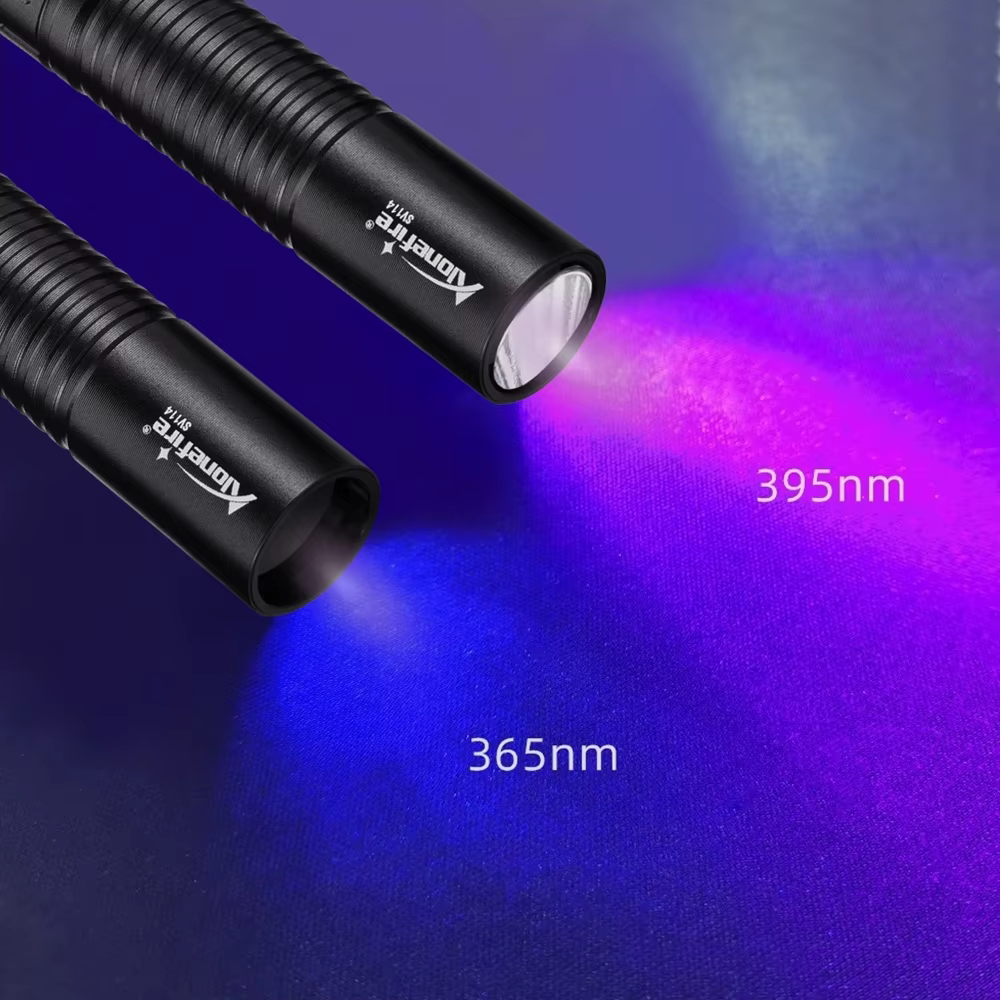 Linterna UV recargable USB 365nm – Detección mascotas y hygiene - imagen 4