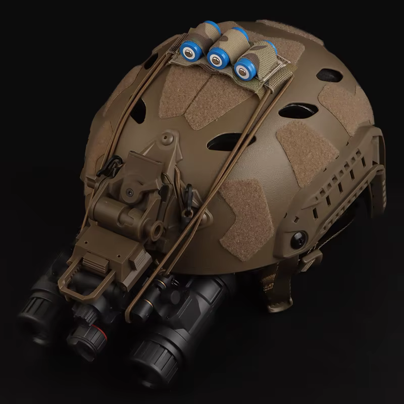Correa elástica casco táctico Cordura para baterías - imagen 3