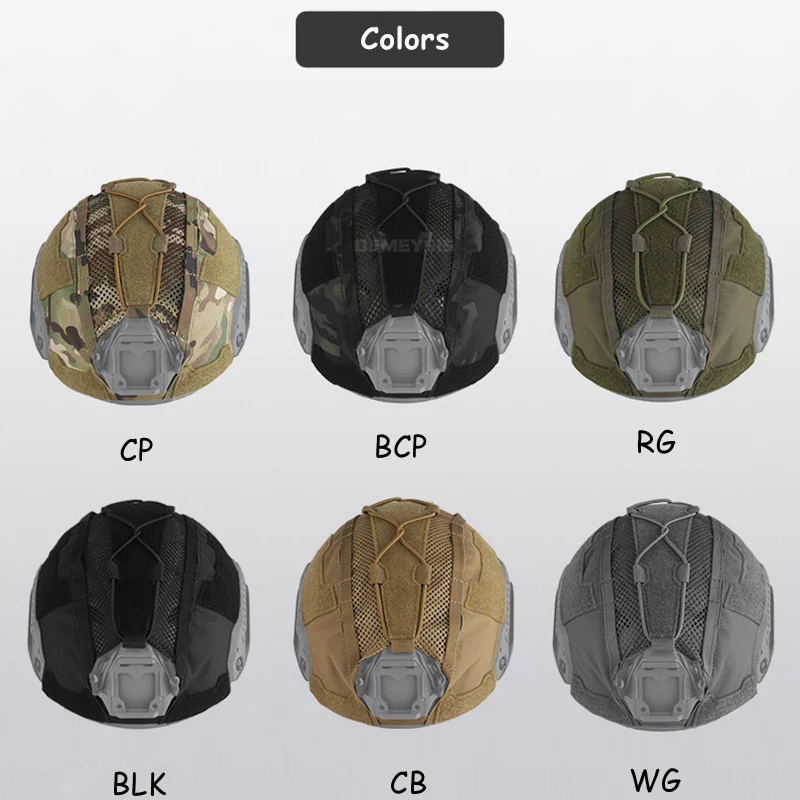 Fundas casco táctico FAST SF high cut transpirables para airsoft - imagen 5