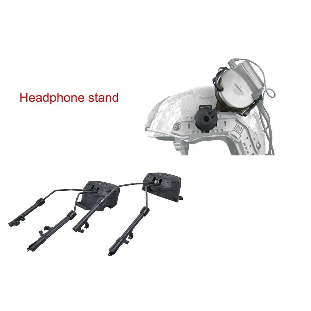 BOOIU Soporte de riel para auriculares - casco táctico, acero inoxidable - imagen 2