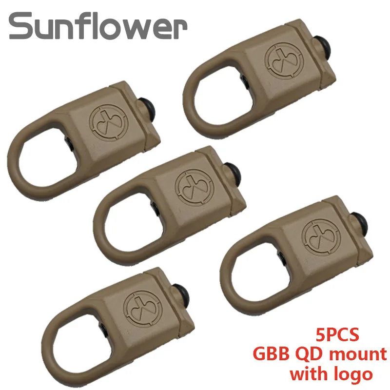 Adaptador QD táctico de liberación rápida para correa rifle, Picatinny - imagen 4