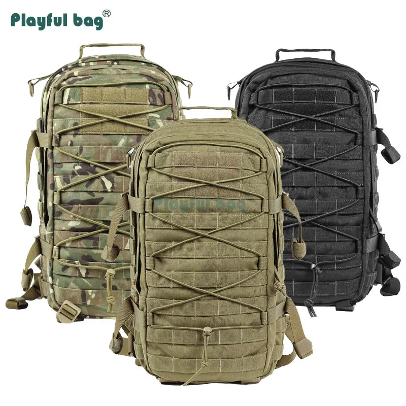 AVA101 Mochila táctica camuflaje 900D 20-35L MOLLE al aire libre - imagen 3