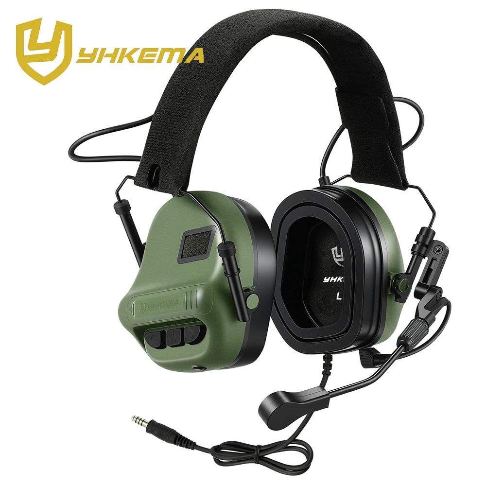 Auriculares tácticos DSP con micrófono de brazo para tiro y caza - imagen 2
