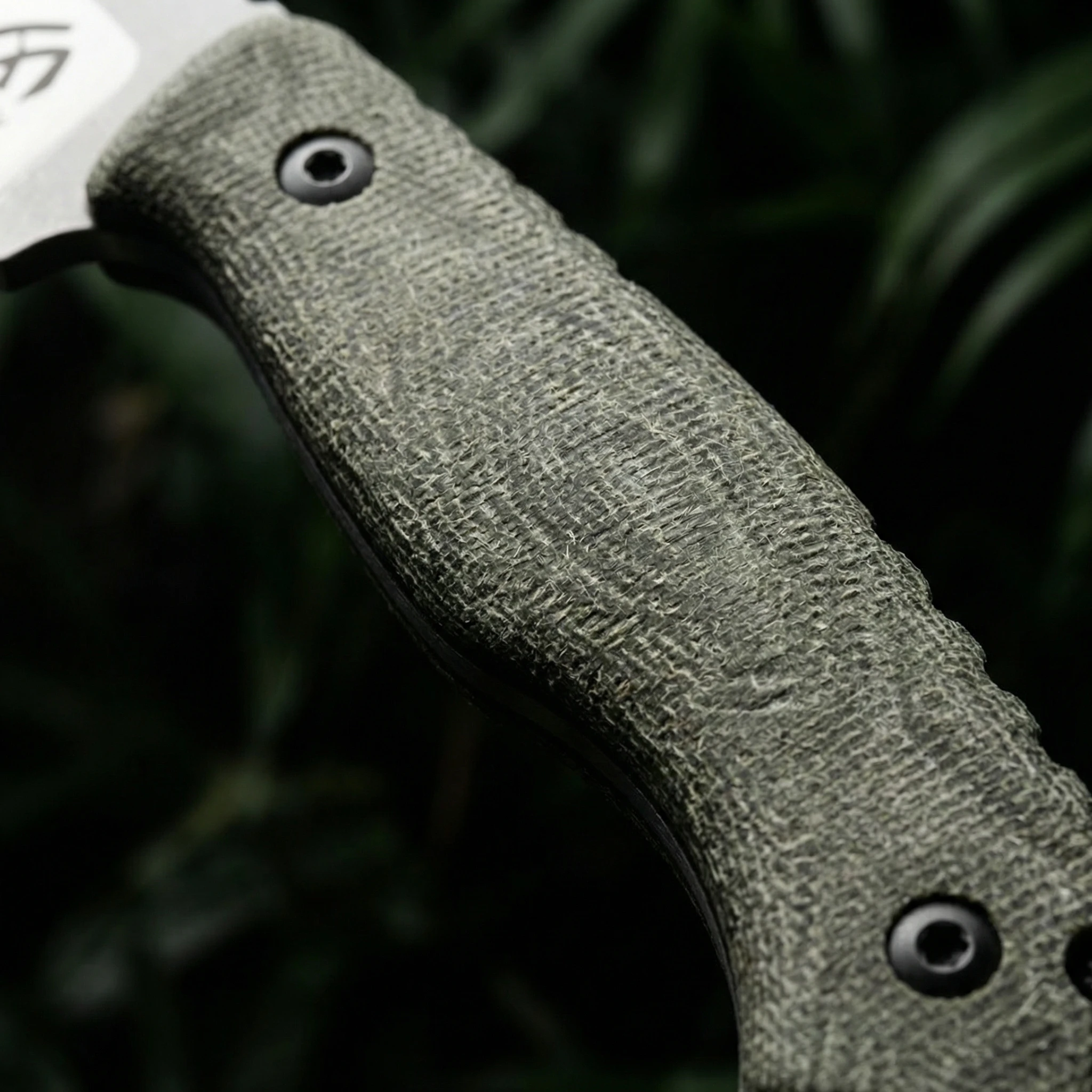Cuchillo hoja fija táctico para exteriores y senderismo compacto - imagen 5