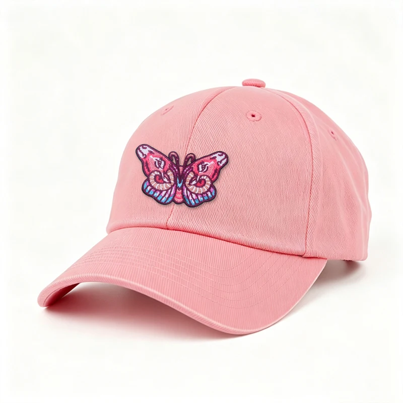 Parche termoadhesivo bordado mariposa psicodélica gótica para mochila - imagen 3