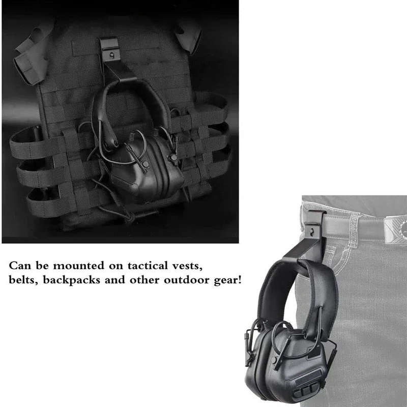 Soporte táctico MOLLE de liberación rápida para auriculares - imagen 3