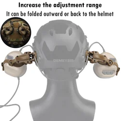Soporte Auriculares Casco Rotación 360 – Adaptador Riel ARC/Wendy
