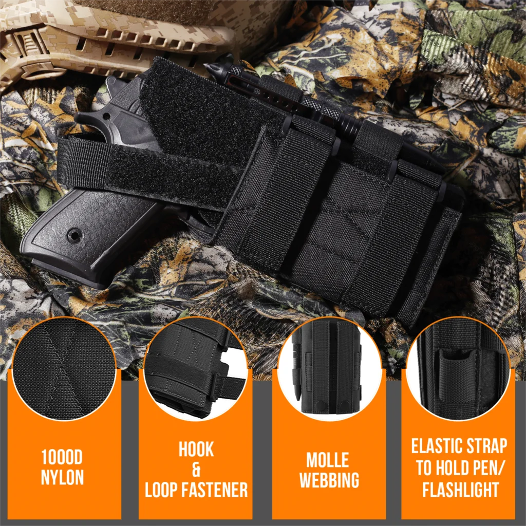 Funda para pistola con sistema de sujeción