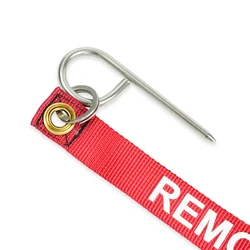 Llavero USAF Remove Before Flight rojo – Complemento aviación militar