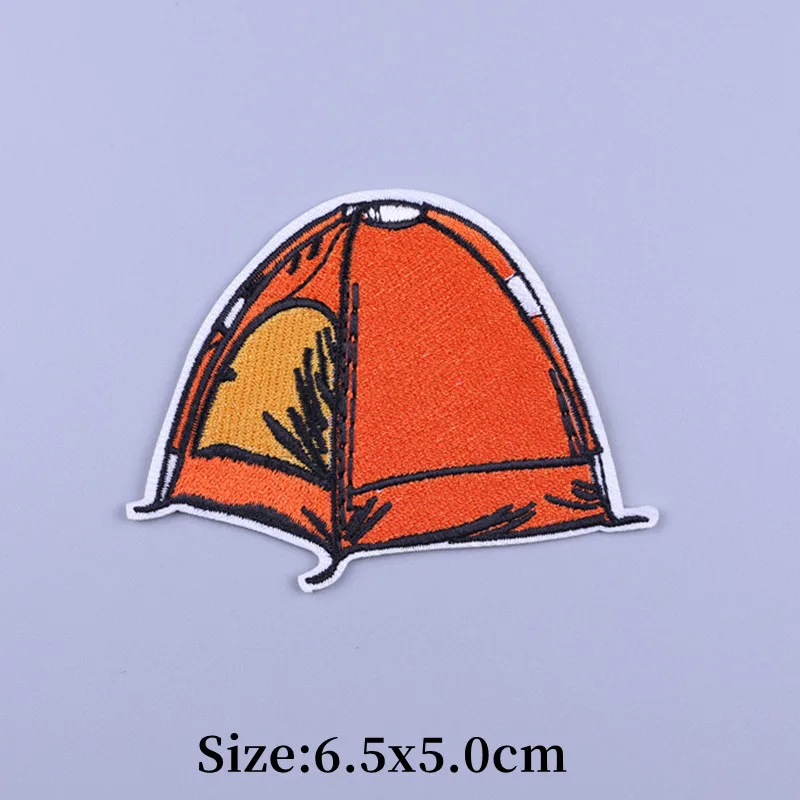 Parche bordado termoadhesivo aventura para mochila, ropa y montañismo - imagen 4