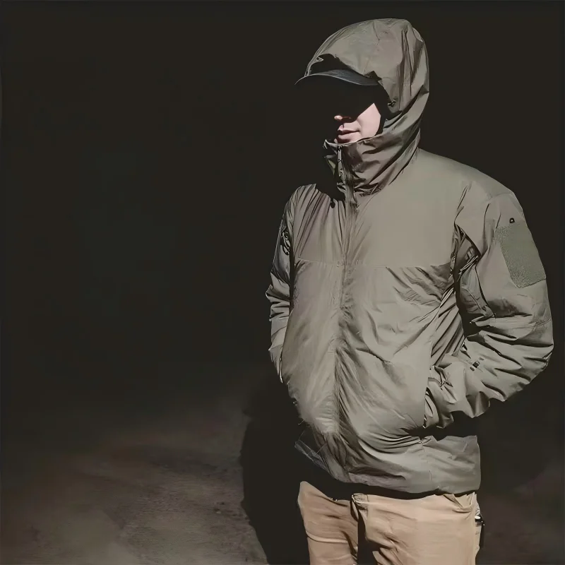 Chaqueta táctica impermeable de invierno cálida cortaviento de algodón