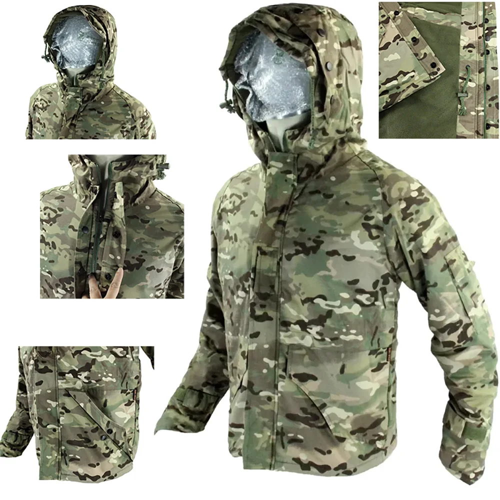 Chaqueta de caza G8 CP cortavientos con forro polar grueso - imagen 4