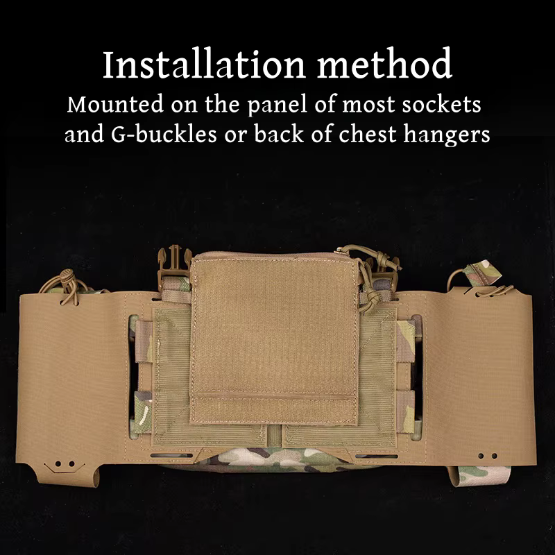 Bolsa táctica MOLLE multiusos adaptable con sistema hook and loop - imagen 2