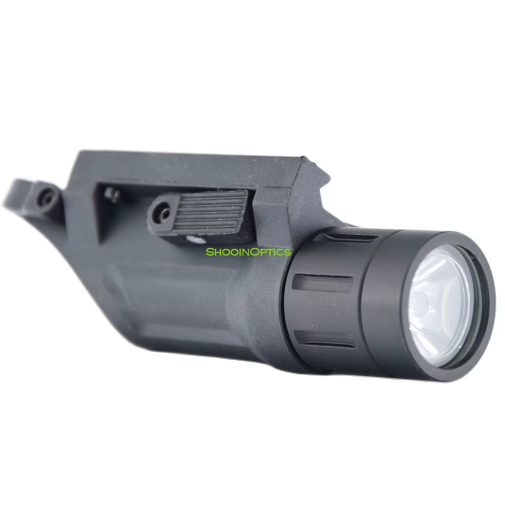 Linterna táctica LED alta luminosidad cuerpo aluminio rail 20mm caza nocturno - imagen 5