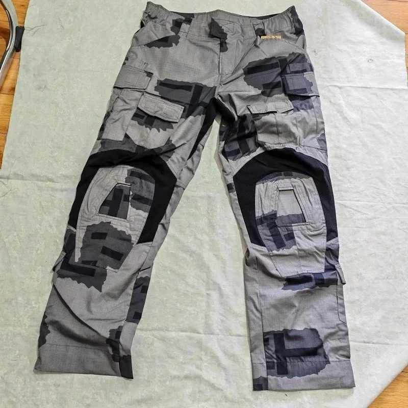 Pantalones cortos tácticos T-BLOCK City gris ripstop transpirables - imagen 2