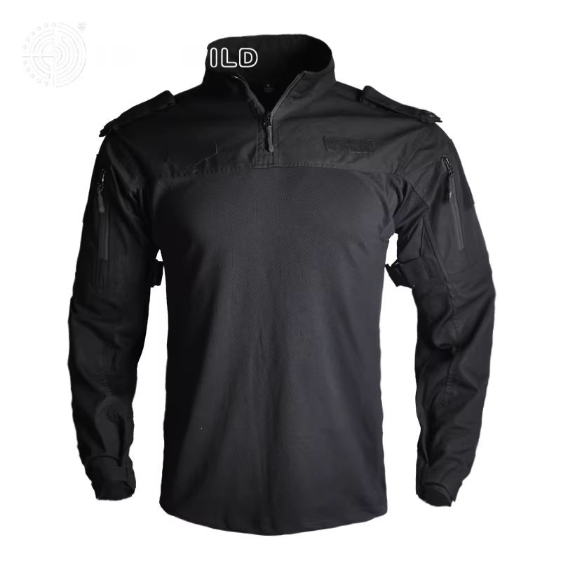 Camisa táctica militar camuflaje manga larga exterior - imagen 4