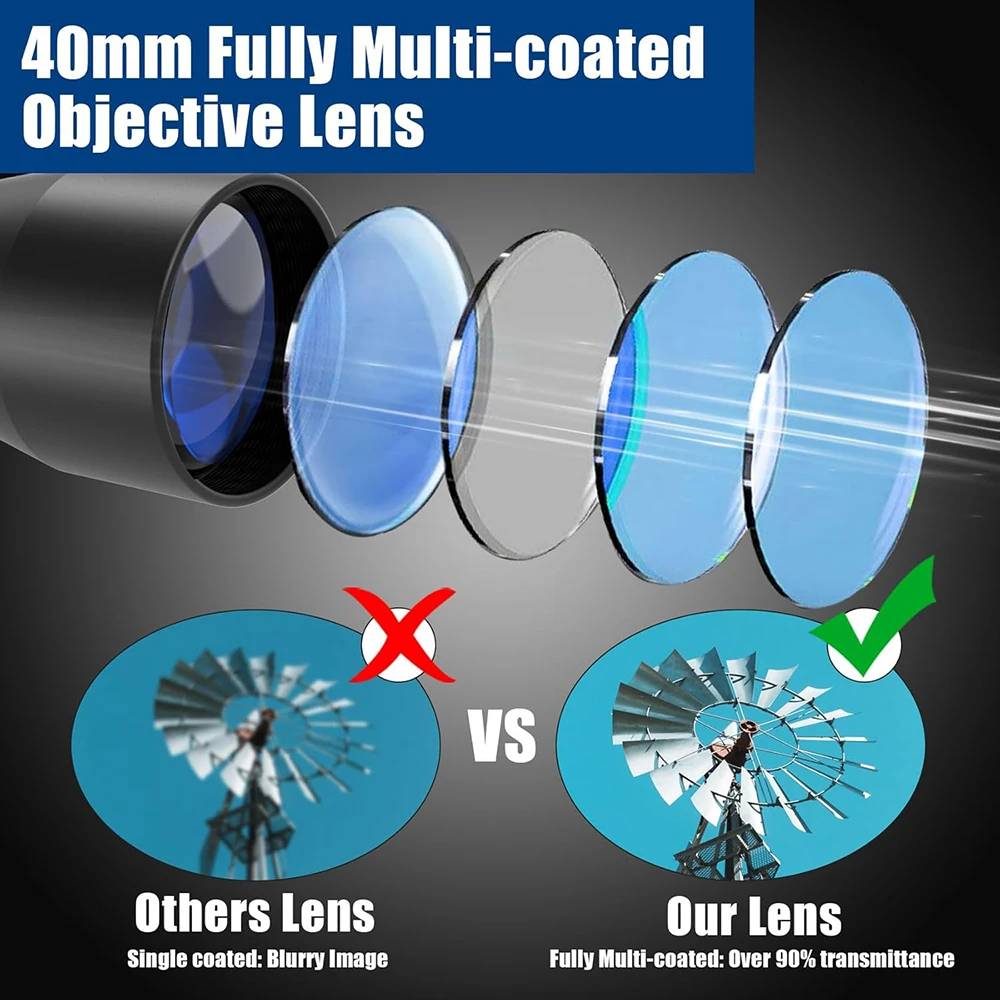 Mira telescópica óptica para rifle iluminada roja verde Mil-dot láser - imagen 4