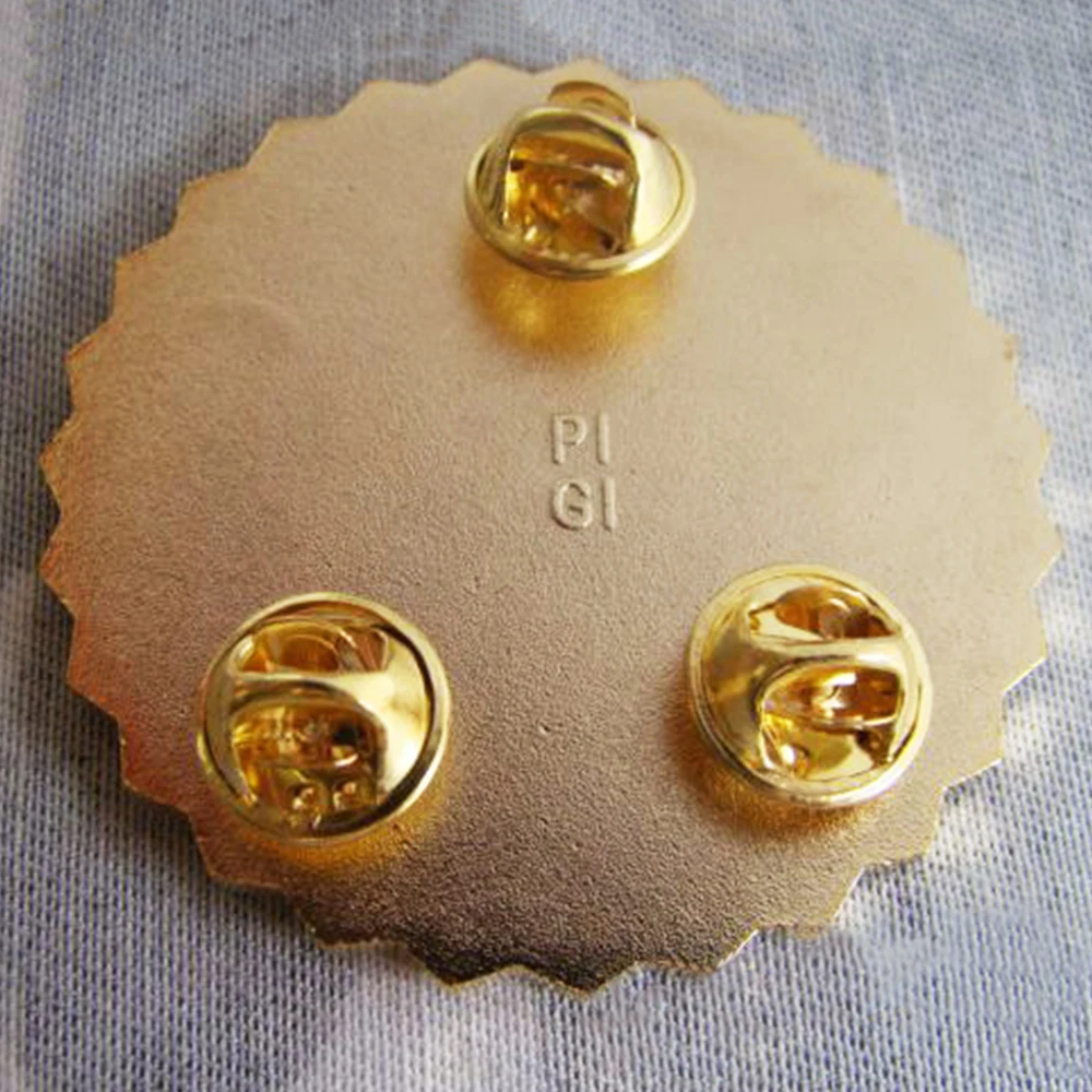 Pin identificación militar EE. UU. con águila y E Pluribus Unum - imagen 3