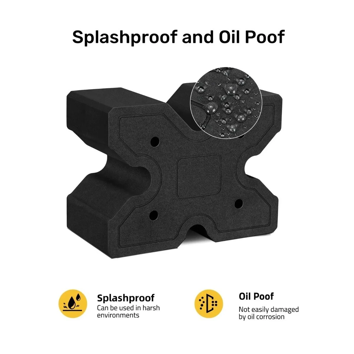 Soporte de tiro táctico CL X-Block para rifle, espuma EVA anti-impulso - imagen 4
