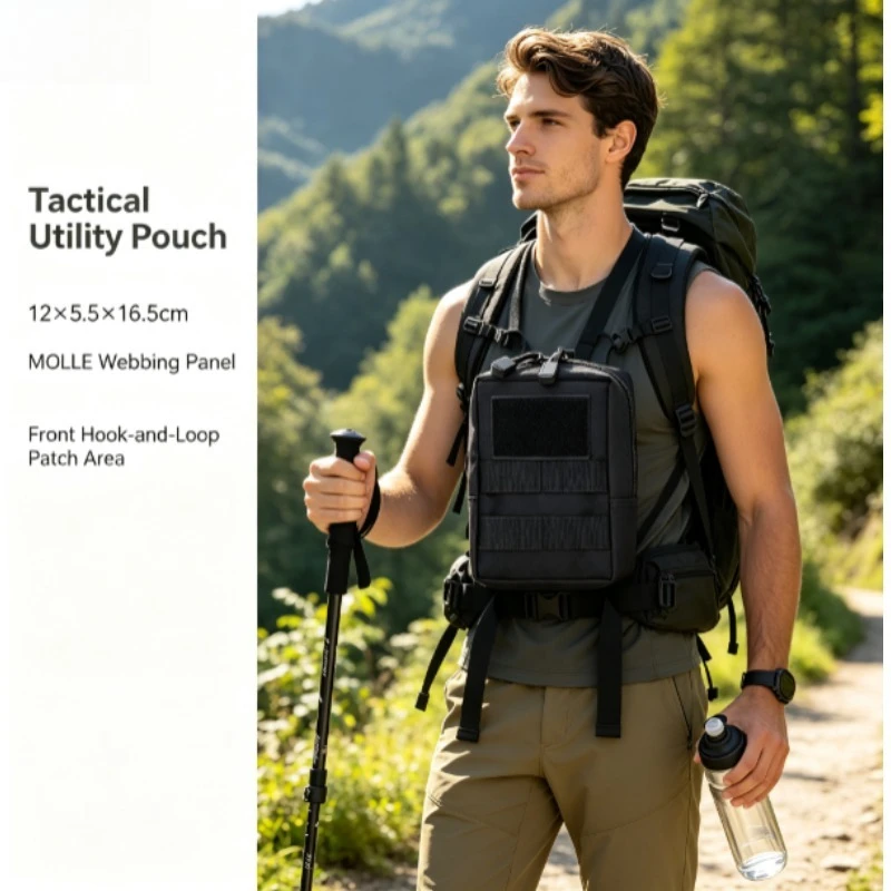 Riñonera táctica extensible con cordón para escalada