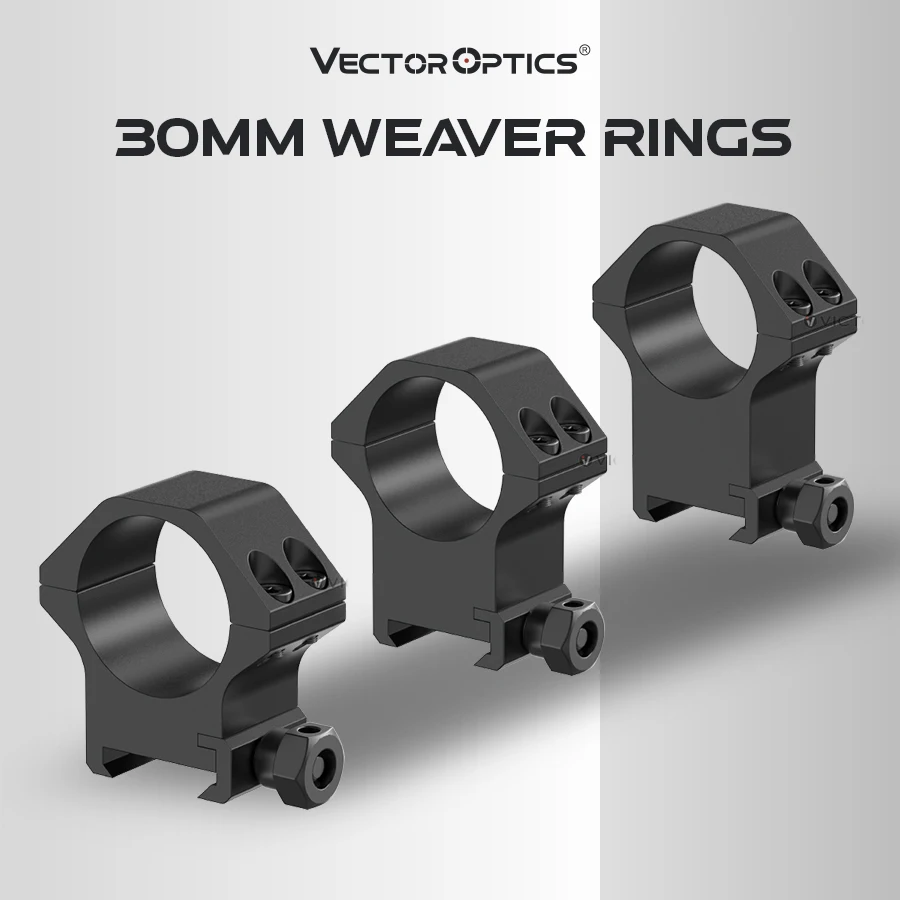 Victer Optics anillo montaje mira telescópica caza Weaver tubo 30 mm - imagen 3