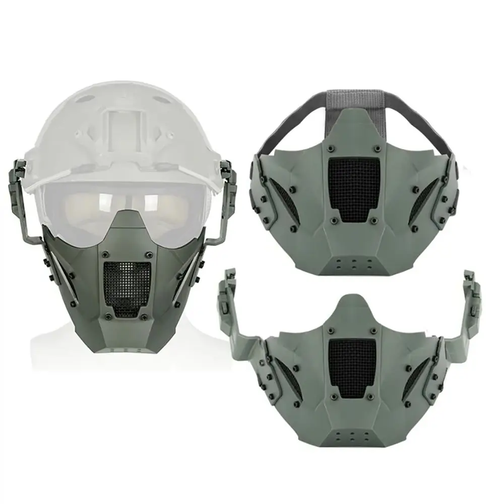 Iron Warrior máscara táctica media cara para paintball con FAST