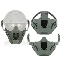 Iron Warrior máscara táctica media cara para paintball con FAST