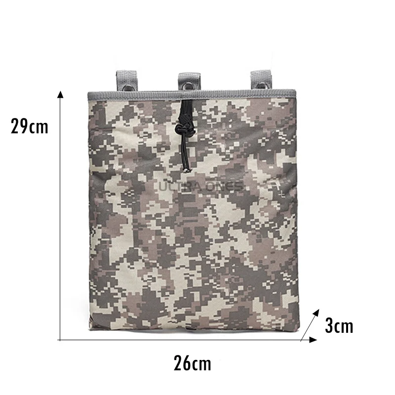 Bolsa táctica MOLLE para cargadores con cordón y accesorios - imagen 3