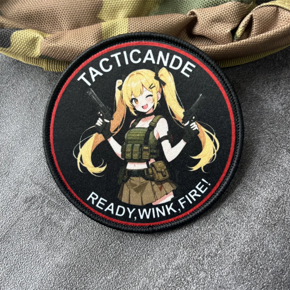 Parche táctico anime infantil con gancho y bucle para ropa - imagen 2