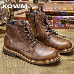 Botas tácticas de cuero impermeable - Trekking al tobillo para hombre y mujer