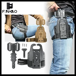 Plataforma táctica de pierna con panel MOLLE universal ajustable