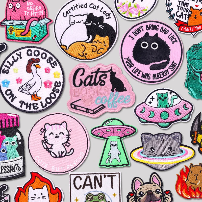 Parches bordados animales para planchar ropa y sombreros - imagen 4