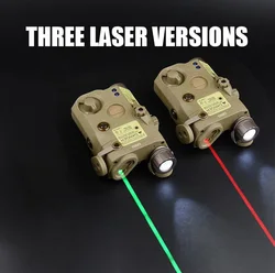 Mira táctica PEQ-15 con punto rojo y luz IR verde